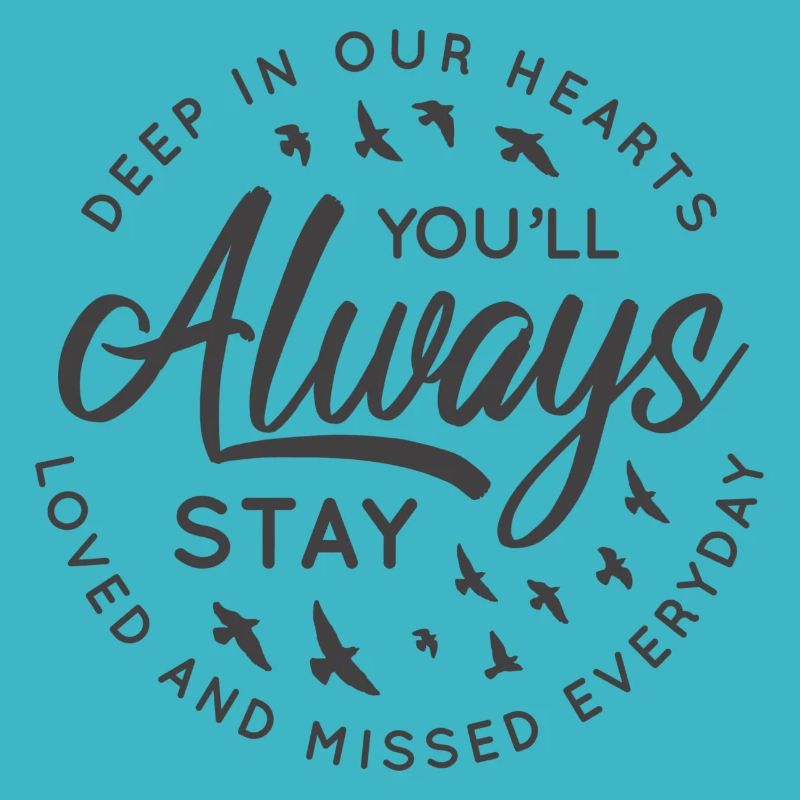 Souvenir de deuil de deuil Sort Souvenir