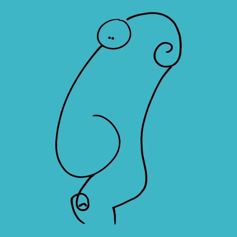 Head Bernd 098 - pure head thing - black