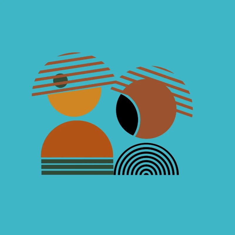 Circles and half circles