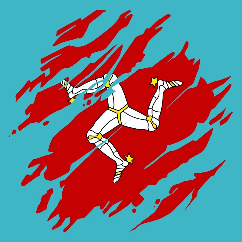 Drapeau de l’île de Man Drapeau de l’île de Man