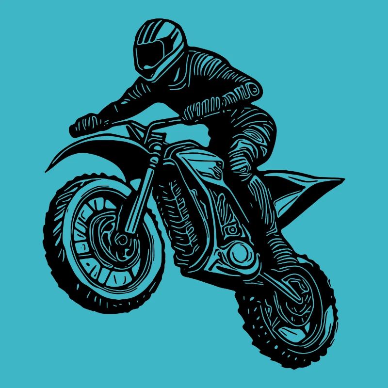 Machine de saut de route de terre de course de moto tout-terrain
