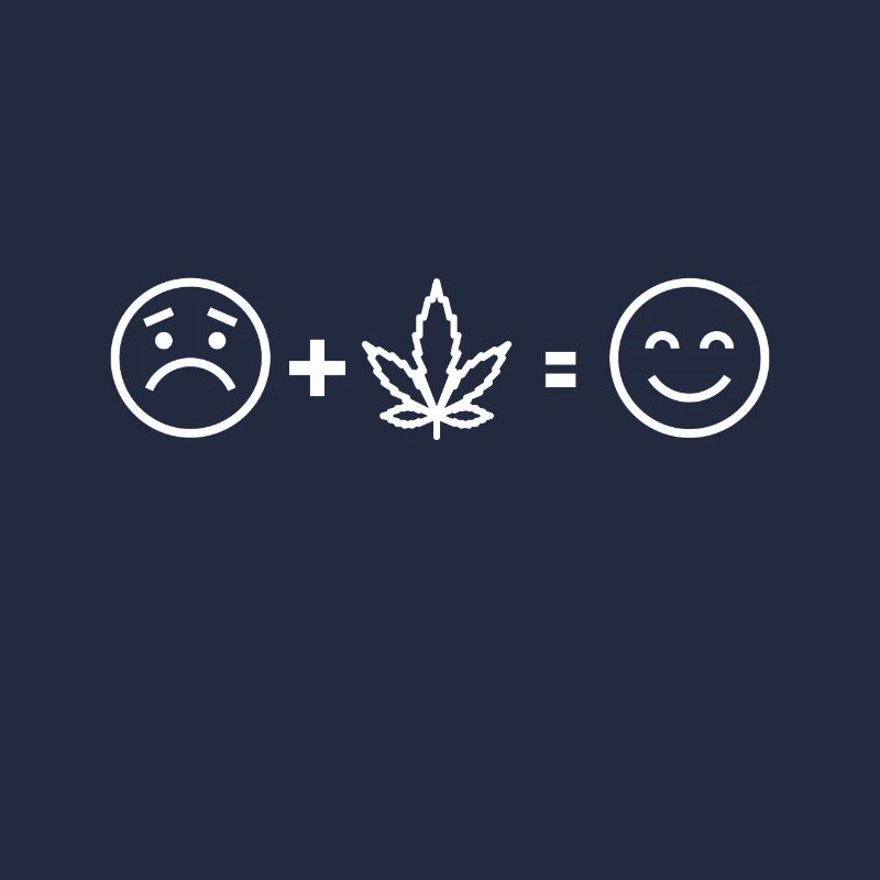 Weed Emoji Hemp Cannabis Marijuana Gift