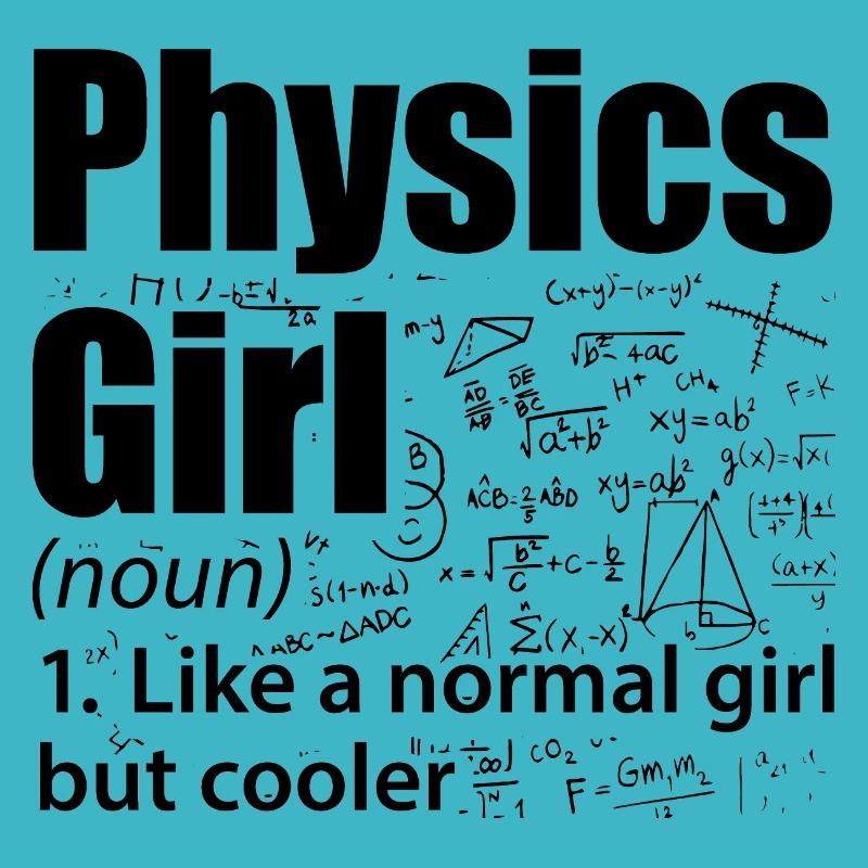 Physik Mädchen | Physiker Wissenschaft Geschenke