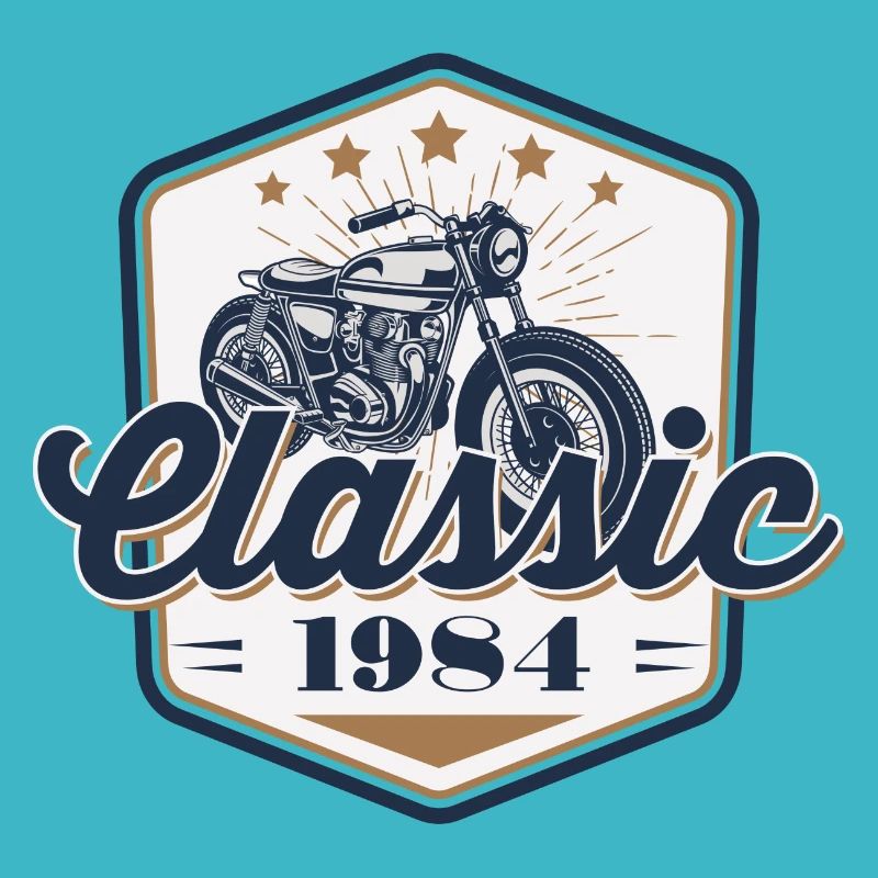 40. Geburtstag 1984 Motorrad Oldtimer