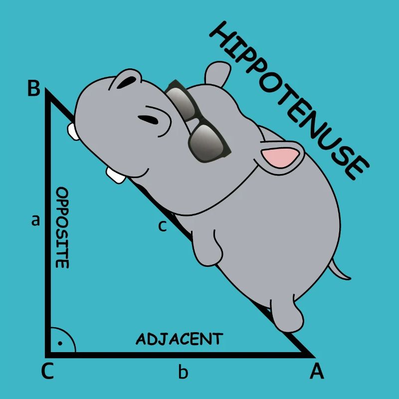 Hippotenuse | Hippopotamus, Mathematics, Hypotenuse
