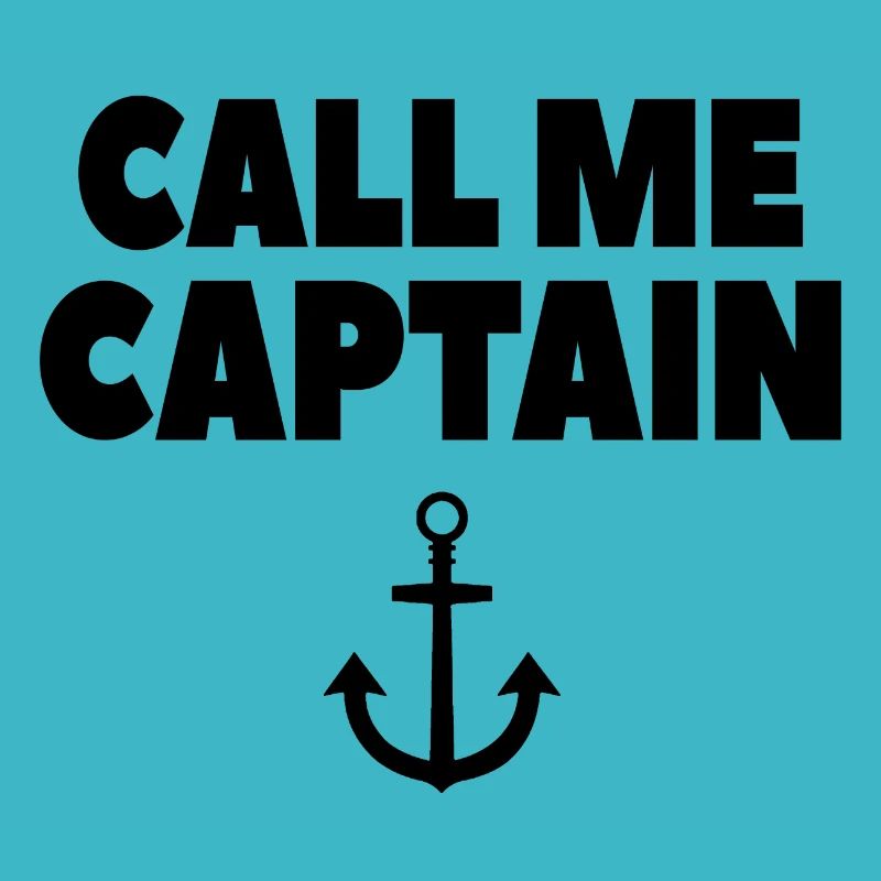 Captain ship anchor boat