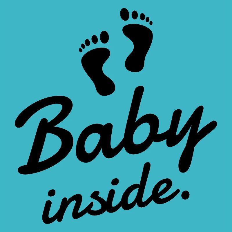 bébé à l'intérieur de l'empreinte