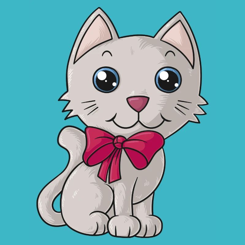Douce bande dessinée chat