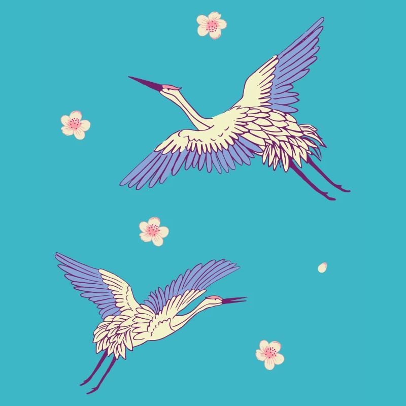 flying cranes