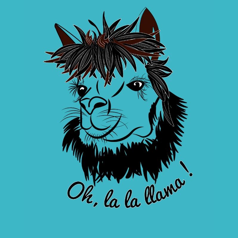 Oh, la la Lama, Llama, Alpaca, Animal, Cool