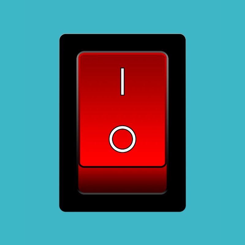 on off switch, an aus schalter