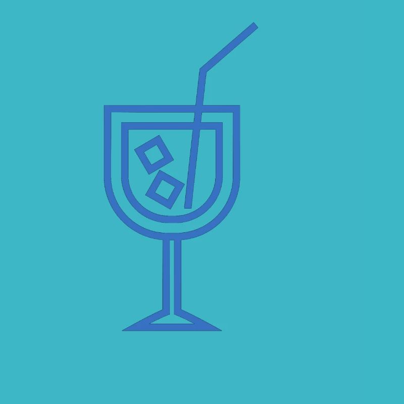 Drink Glas Getränk Eis Strohhalm