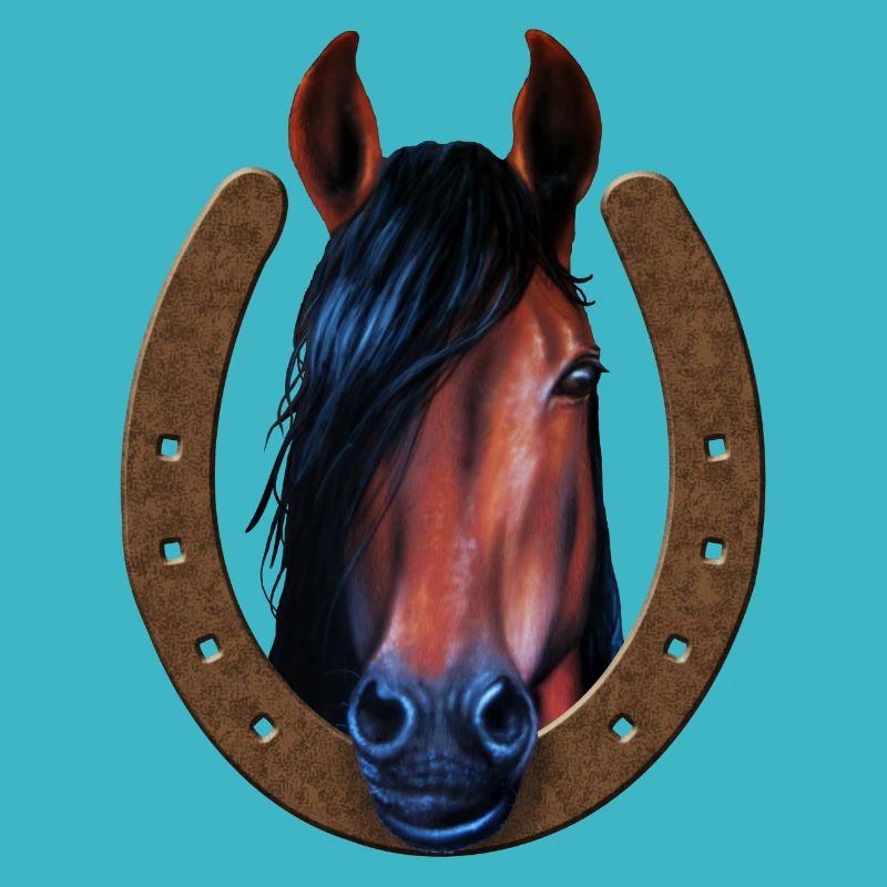 Cheval en fer à cheval