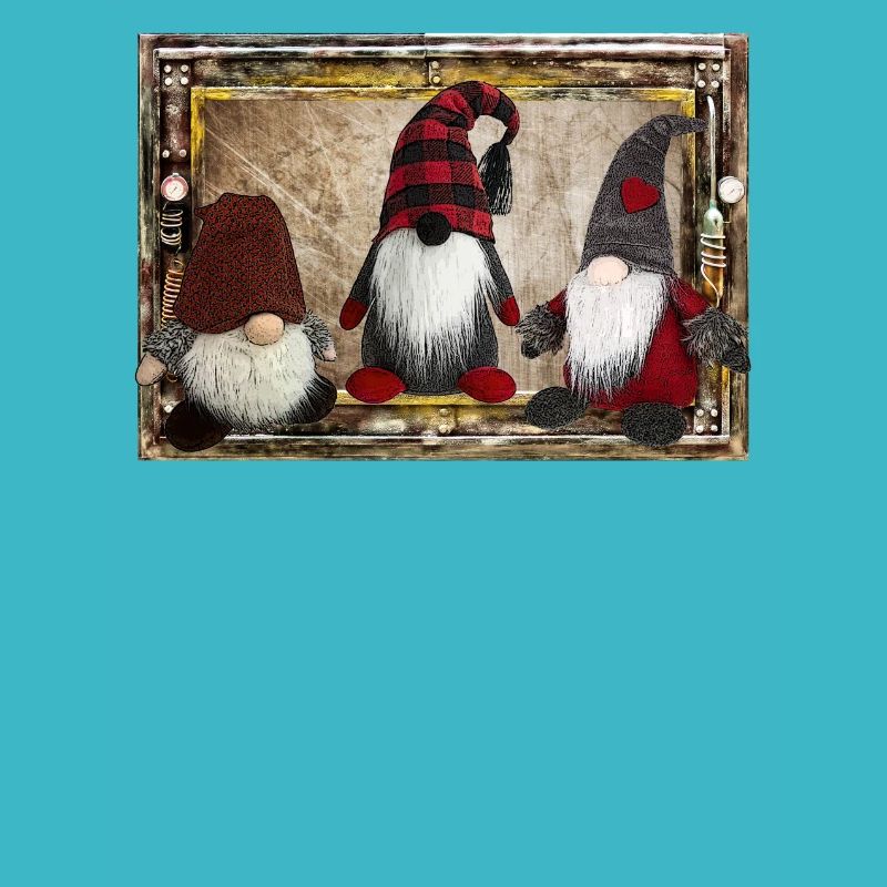 Weihnachtsgnom-Szene