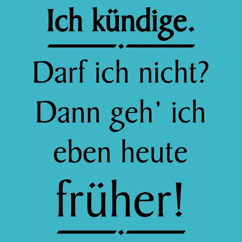 Ich kündige lustiger Spruch