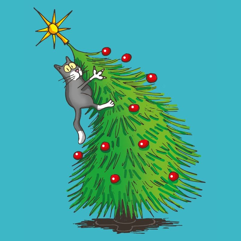 Cat Christmas tree