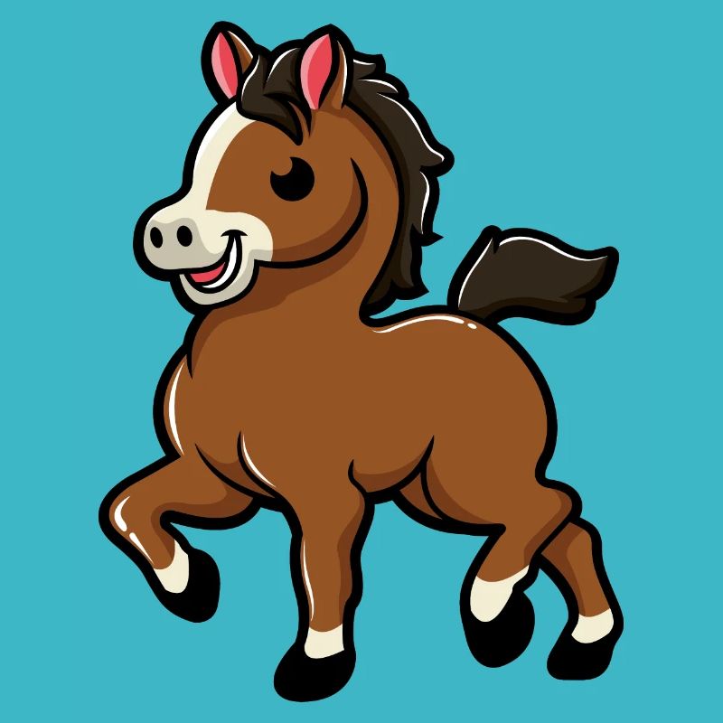 süßes Pferd | Baby Pferd | Fohlen
