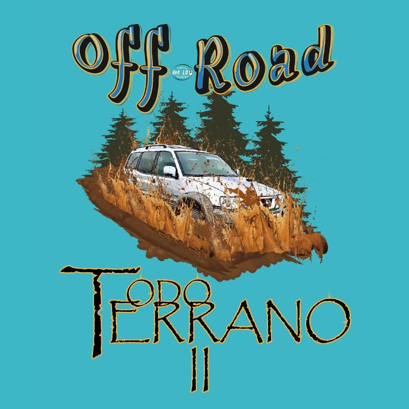 Terrano II Traversant la boue