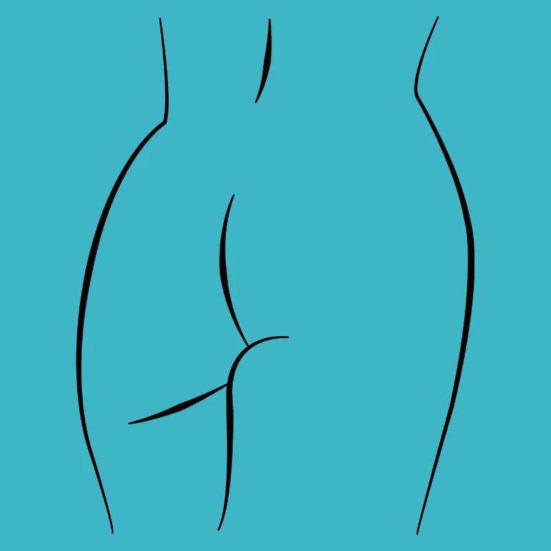 Strichzeichnung eines