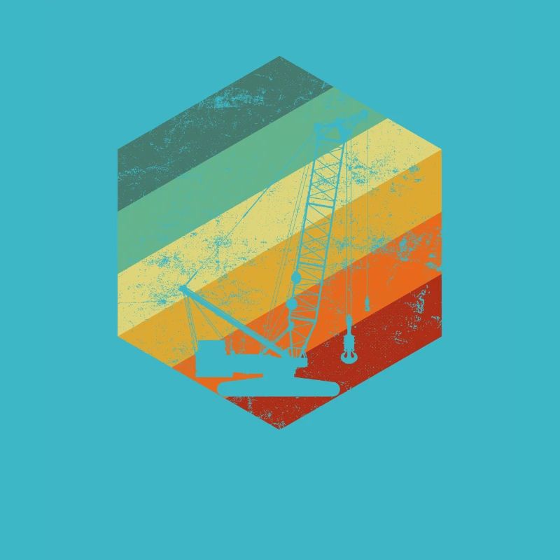 vintage crane operator