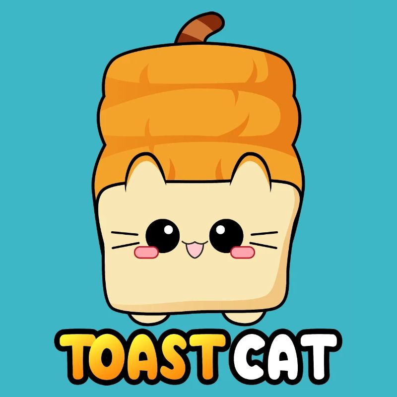 Toast Cat Kitty Bread Cat Bread moodrush