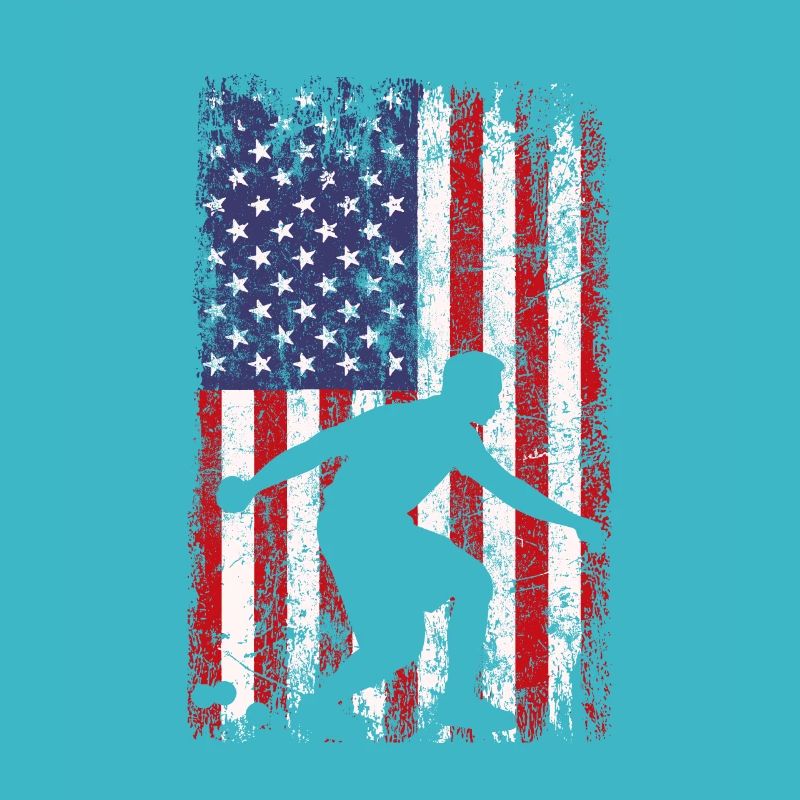 Bocce ball american flag, bocce ball