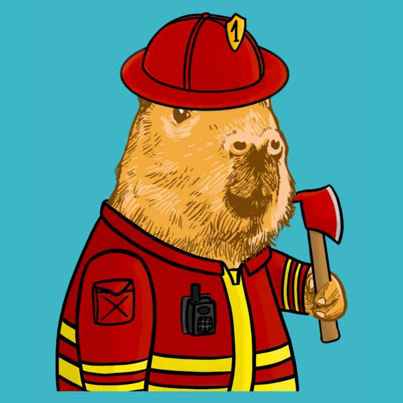 Pompier Capybara