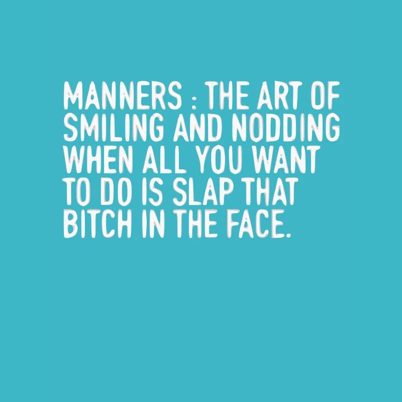 MANNERS HUMOR