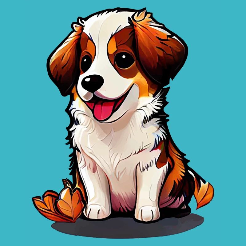Cute dog, great effect