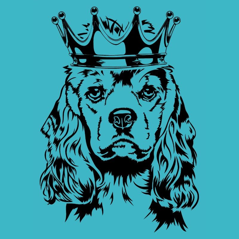 American Cocker Spaniel Crown Dog Dogs Wilsigns