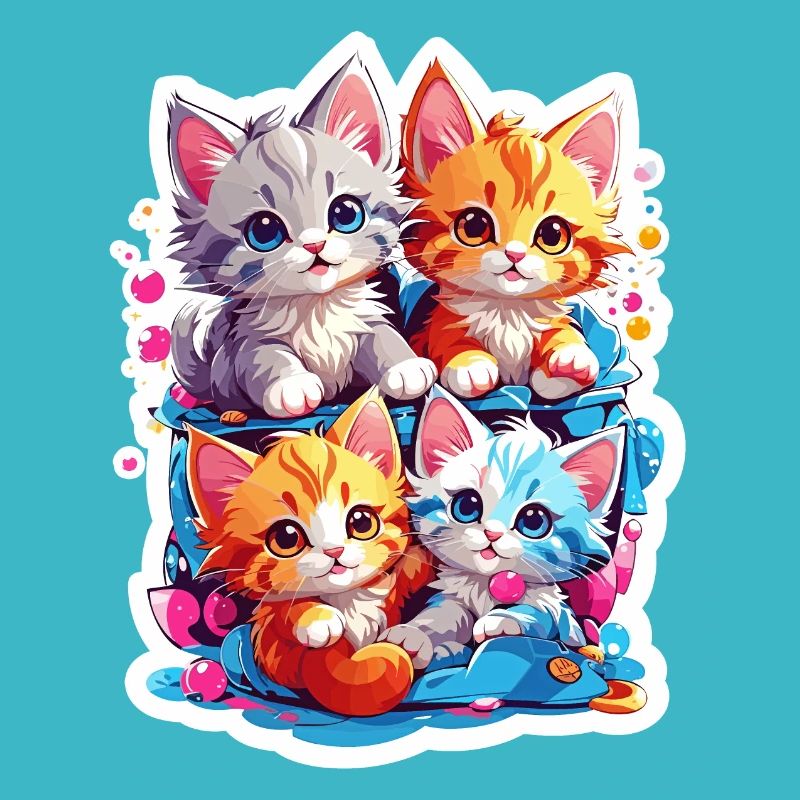 Cat quartet