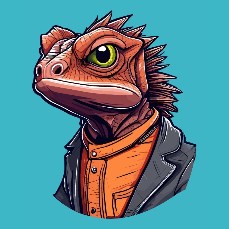 Frilled neck Lizard