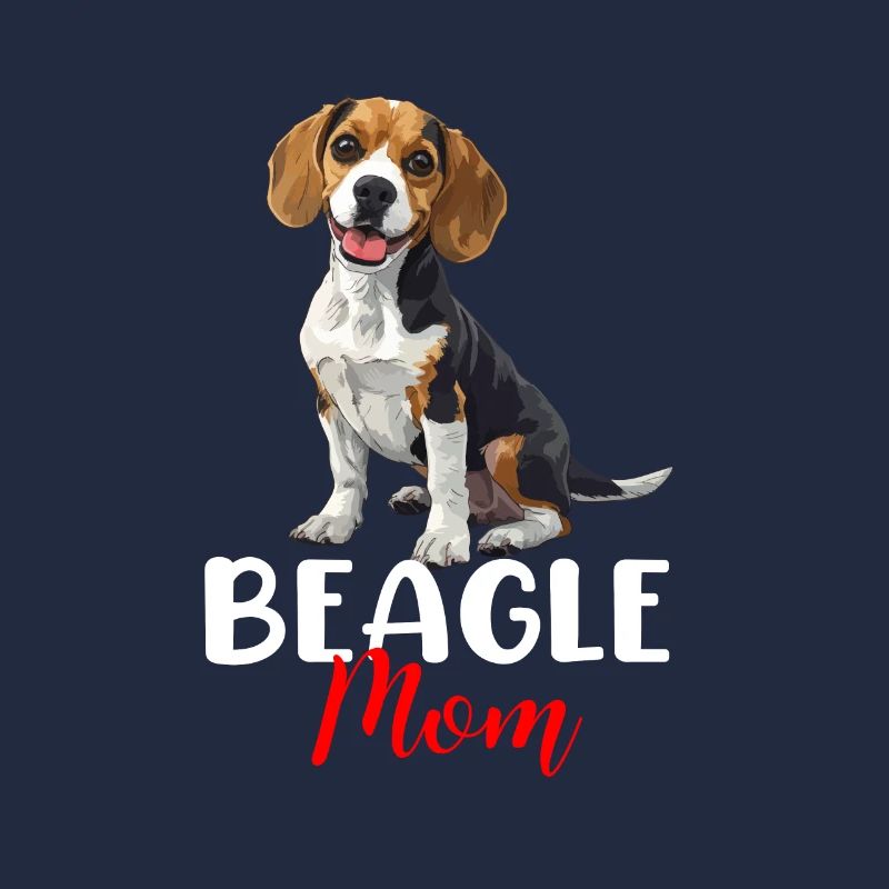 beagle mom beagle