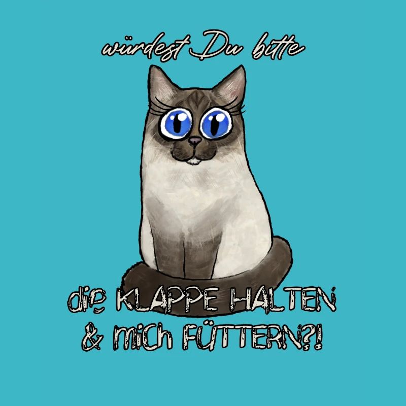 Hungrige Katze