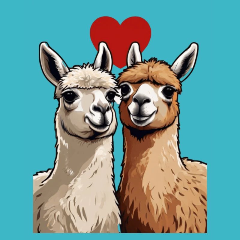 Lamas amoureux