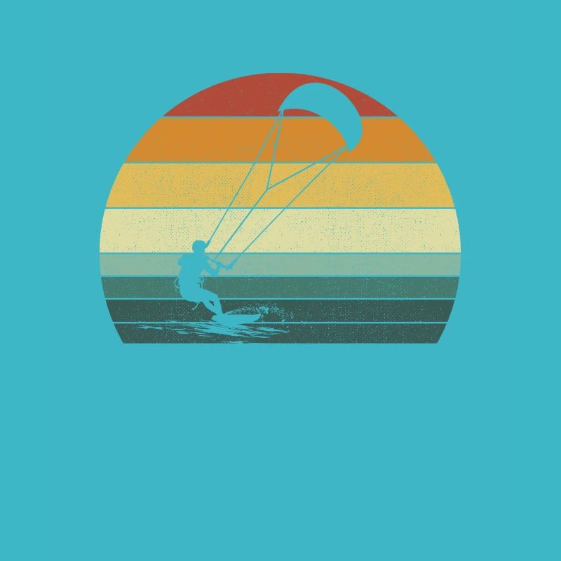Kitesurfing kiteboarding lover