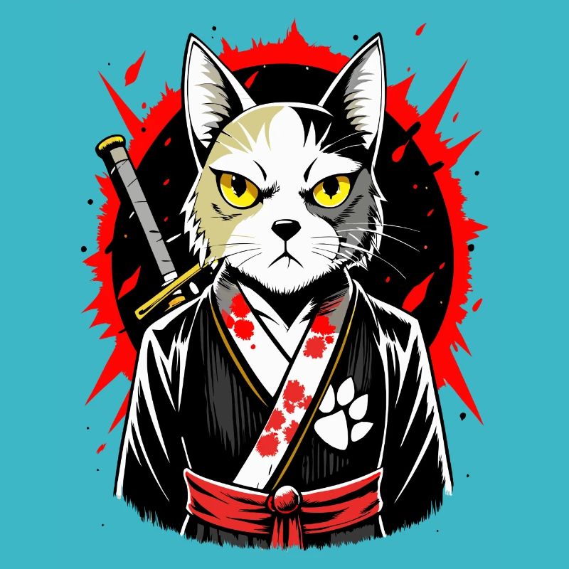 Samurai cat