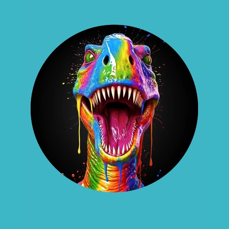 T Rex coloré4
