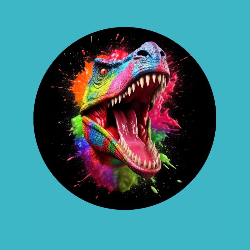 T Rex coloré3