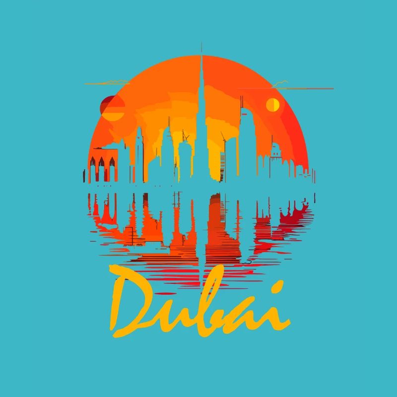 Dubai Skyline Arab Emirates
