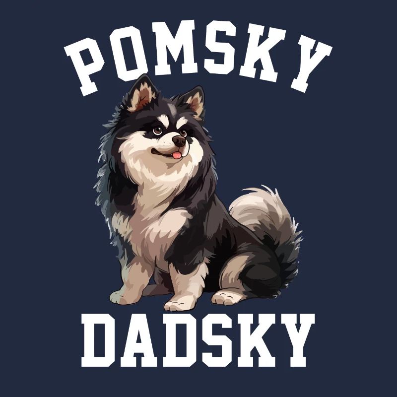 Pomsky dadsky dog