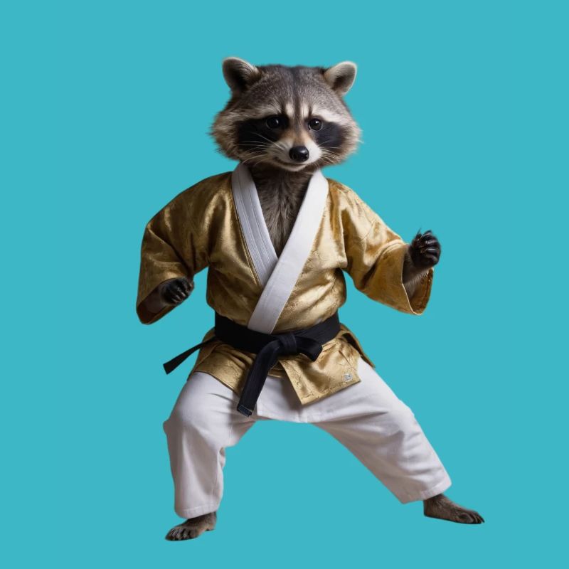 Sport-Waschbär