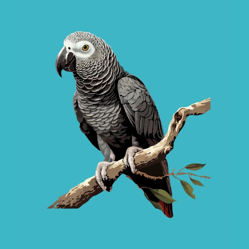 african grey parrot