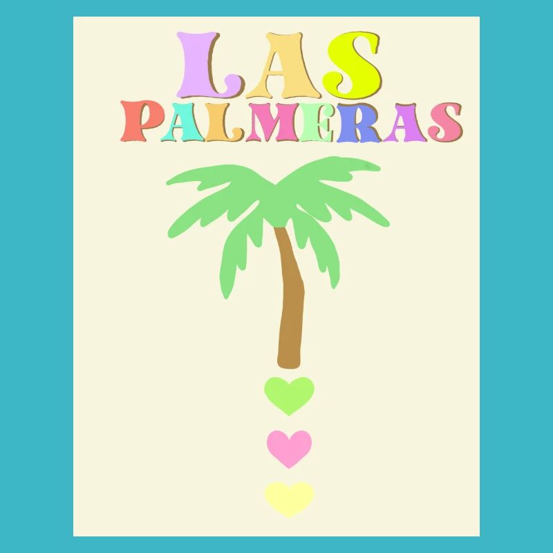 Pastel palm
