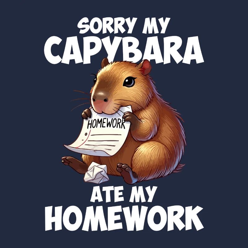 Capybara ate my homework, capybara