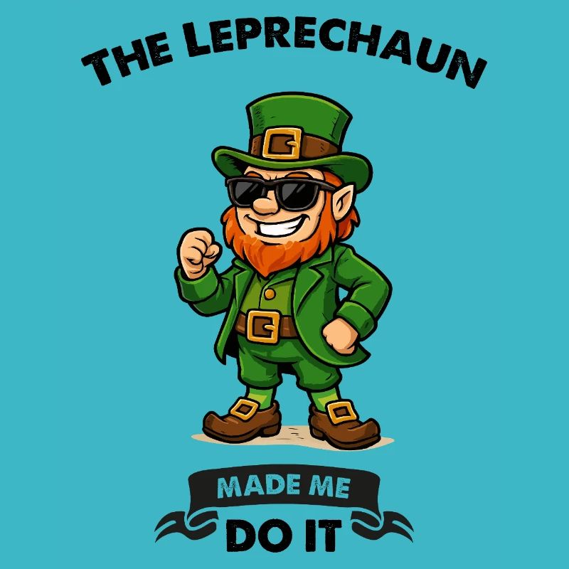 leprechaun sonnenbrille comic