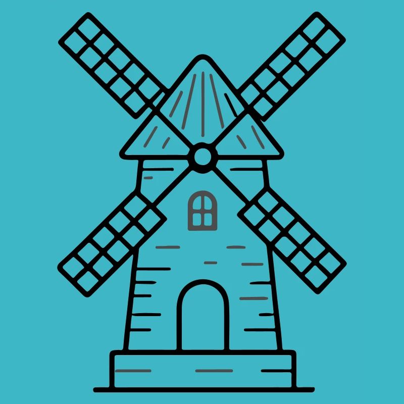 Icône du moulin à vent