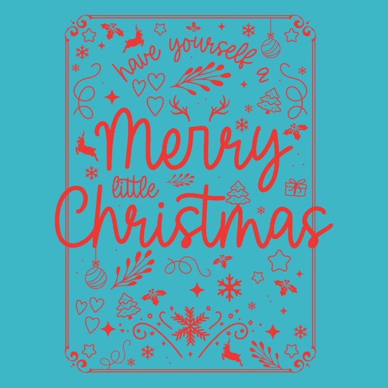 Merry Christmas Red Script