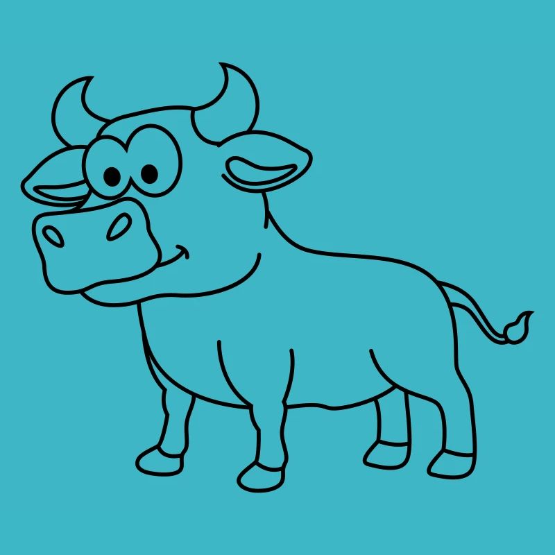 Taureau Comic Animal