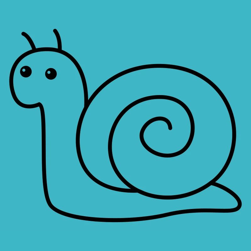 Schnecke Comic Tier